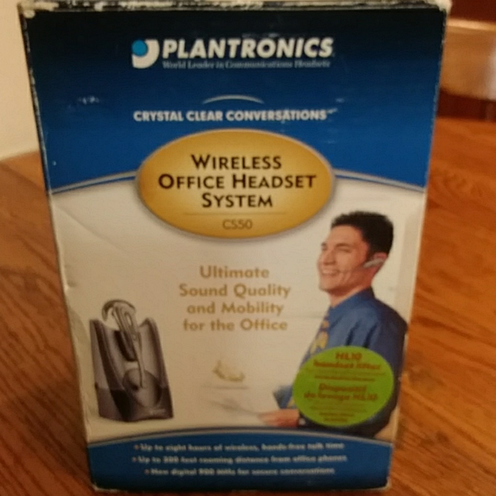 Plantronics wireless office headset system cs50